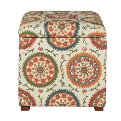 Storage Ottoman Medallion Print - HomePop 5 Storage Ottoman Medallion Print - HomePop - Image 3