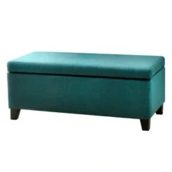 Breanna Storage Ottoman - Christopher Knight Home Dark Teal -Ottomans Official Shop unnamed file 9479