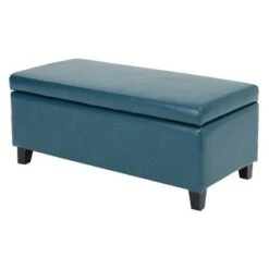 Breanna Storage Ottoman - Christopher Knight Home Dark Teal -Ottomans Official Shop unnamed file 9481