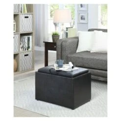 Designs4Comfort Accent Storage Ottoman - Breighton Home Espresso -Ottomans Official Shop unnamed file 9503