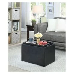 Designs4Comfort Accent Storage Ottoman - Breighton Home Espresso -Ottomans Official Shop unnamed file 9504