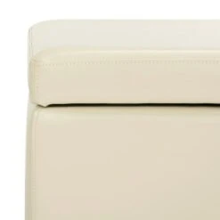 Jonathan Flip Top Storage Ottoman White - Safavieh -Ottomans Official Shop unnamed file 9514