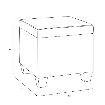 Fairland Storage Ottoman Simone - Threshold™ 6 Fairland Storage Ottoman Simone - Threshold™ - Image 4