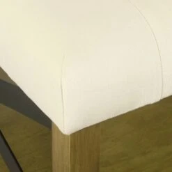 Tufted Ottoman with Wooden Storage - HomePop Cream -Ottomans Official Shop unnamed file 9536