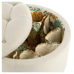 Tanisha Shoe Storage Ottoman - Off White - Safavieh -Ottomans Official Shop unnamed file 9581