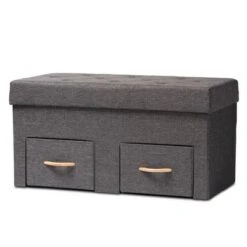 Gerwin Wood 2 Drawer Storage Ottoman - Baxton Studio Beige/oak Brown 27 Gerwin Wood 2 Drawer Storage Ottoman - Baxton Studio Beige/oak Brown -Ottomans Official Shop unnamed file 9627