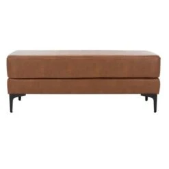 Elise Rectangular Bench - Safavieh Brown/black -Ottomans Official Shop unnamed file 964