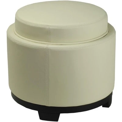 Round Storage Tray Ottoman - Safavieh 11 Round Storage Tray Ottoman - Safavieh - Image 9