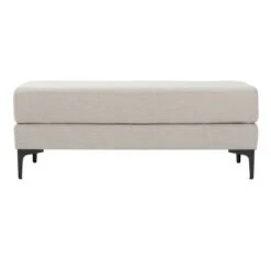 Elise Rectangular Bench - Safavieh Brown/black -Ottomans Official Shop unnamed file 966