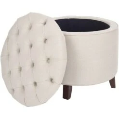 Amelia Tufted Storage Ottoman - Safavieh -Ottomans Official Shop unnamed file 9695