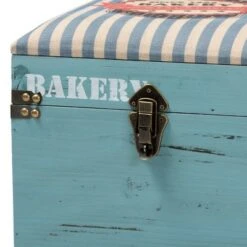 Caye Striped Finished Wood Storage Trunk Ottoman Light Blue - Baxton Studio -Ottomans Official Shop unnamed file 9729