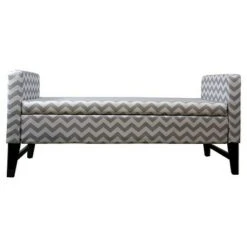 Storage Ottoman Gray - Ore International