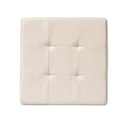 Palmer Fabric Upholstered Wood Storage Ottoman - Baxton Studio Dark Gray -Ottomans Official Shop unnamed file 9768