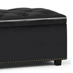 Rectangular Springfield Lift Top Storage Ottoman - WyndenHall Tanners Brown -Ottomans Official Shop unnamed file 9796