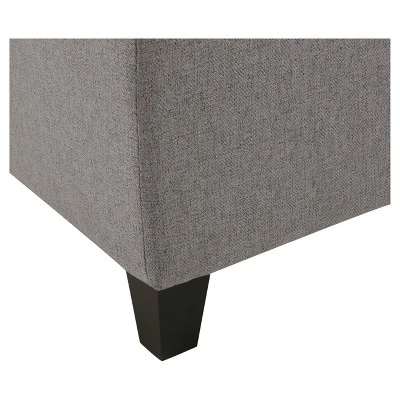 Gable Storage Ottoman - Light Gray - Christopher Knight Home 5 Gable Storage Ottoman - Light Gray - Christopher Knight Home - Image 3