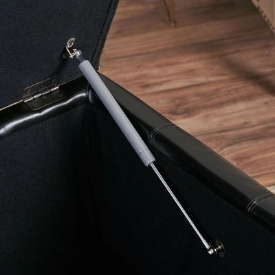 Forrester Bonded Leather Square Storage Ottoman Espresso - Christopher Knight Home 6 Forrester Bonded Leather Square Storage Ottoman Espresso - Christopher Knight Home - Image 4