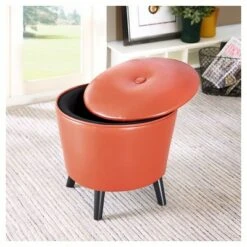 Madison Park Storage Ottoman Orange -Ottomans Official Shop unnamed file 9899