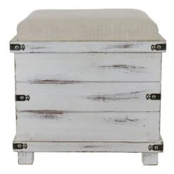 Decor Therapy Hadley Weathered Storage Ottoman - Décor Therapy Barnwood -Ottomans Official Shop unnamed file 9922