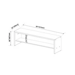 58" Solid Rustic Reclaimed Wood Entry Bench - Saracina Home Honey 11 58" Solid Rustic Reclaimed Wood Entry Bench - Saracina Home Honey -Ottomans Official Shop unnamed file 995