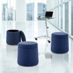 Rocking Stool Wobble Storage Ottoman - Seville Classics Midnight Blue 10 Rocking Stool Wobble Storage Ottoman - Seville Classics Midnight Blue -Ottomans Official Shop unnamed file 9960