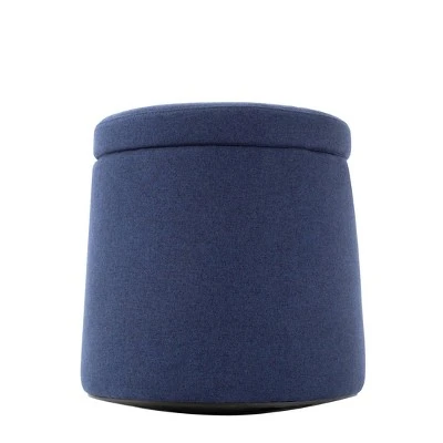 Rocking Stool Wobble Storage Ottoman - Seville Classics Midnight Blue 7 Rocking Stool Wobble Storage Ottoman - Seville Classics Midnight Blue - Image 5