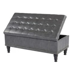 Caldwell Storage Ottoman Gray - OSP Home Furnishings -Ottomans Official Shop unnamed file 9999